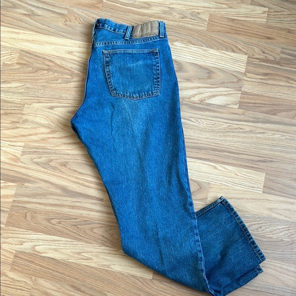 Men’s Eddie Bauer Blue Denim Jeans size 38x32